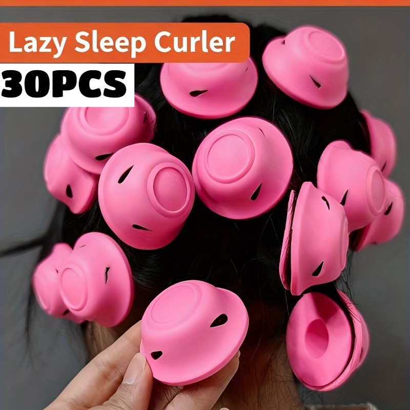 Hair Care Formulation - ที่ม้วนผมรูปเห็ด 10/30 ชิ้น ที่ม้วนผมนุ่มละมุน ไม่ทำร้ายเส้นผม ซิลิโคนกันลื่น