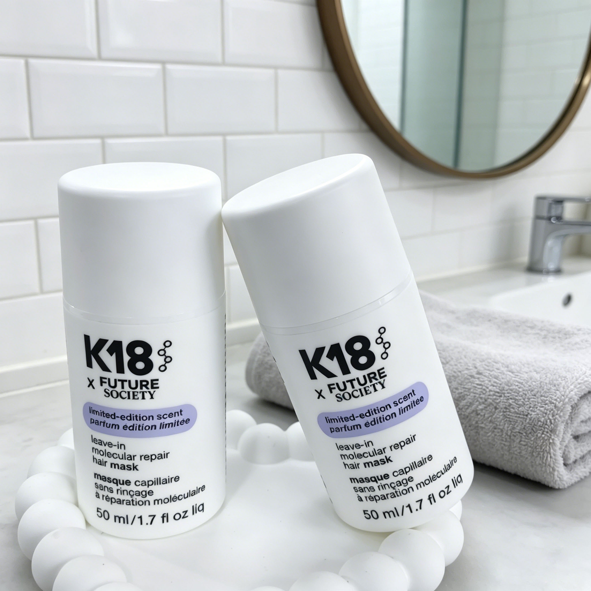 Hair Care Formulation - K18 รุ่นใหม่ มาส์กบำรุงผมแบบพกพา 50 มล. บำรุงล้ำลึกด้วยโมเลกุล