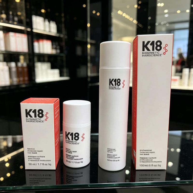 Hair Care Keratin - K18 มาสก์บำรุงผมแบบไม่ต้องล้างออก ช่วยฟื้นฟูโครงสร้างโมเลกุลของเส้นผม บำรุงล้ำลึกด้วยเคราติน ช่วยให้ผมนุ่มลื่น ดูแลสุขภาพผม