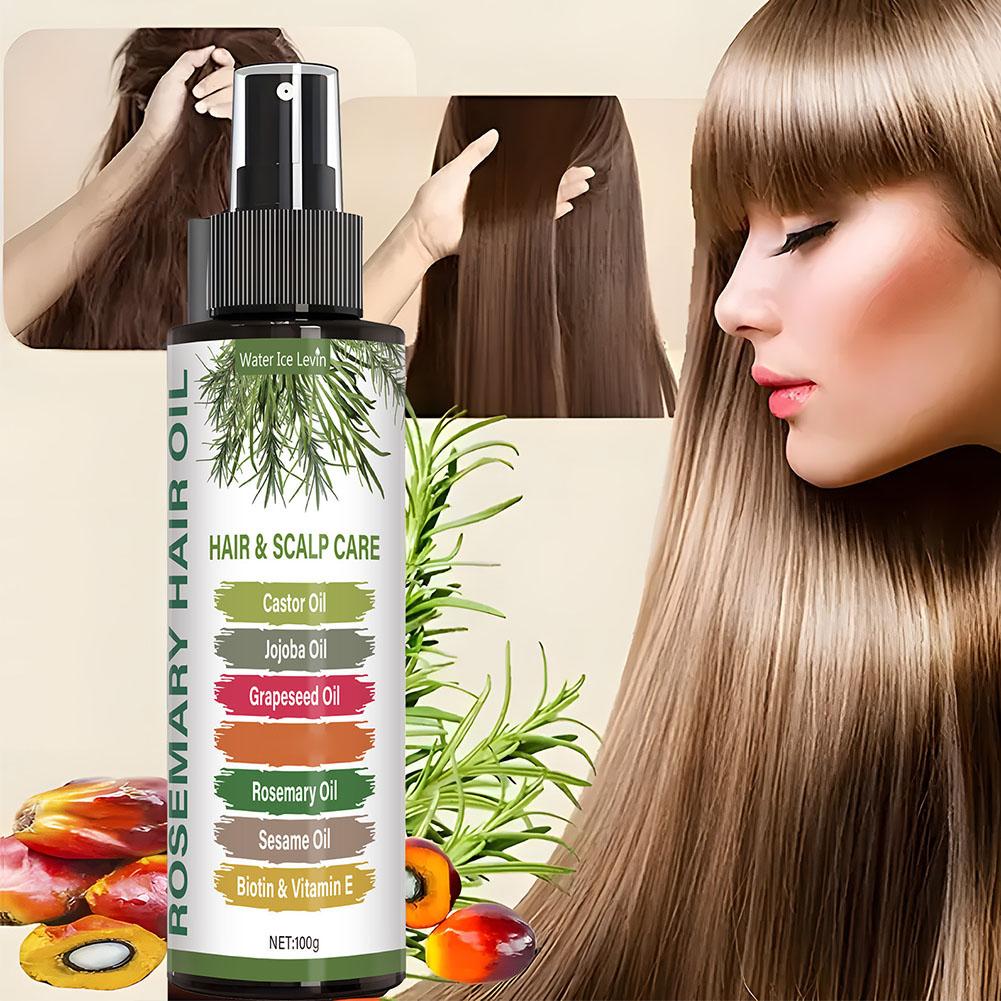 Hair Care For Hair Growth - น้ำมันโรสแมรี่ 100 กรัม บำรุงหนังศีรษะอย่างเข้มข้น สำหรับผมเสียและผมร่วง ช่วยเร่งการเจริญเติบโตของเส้นผม