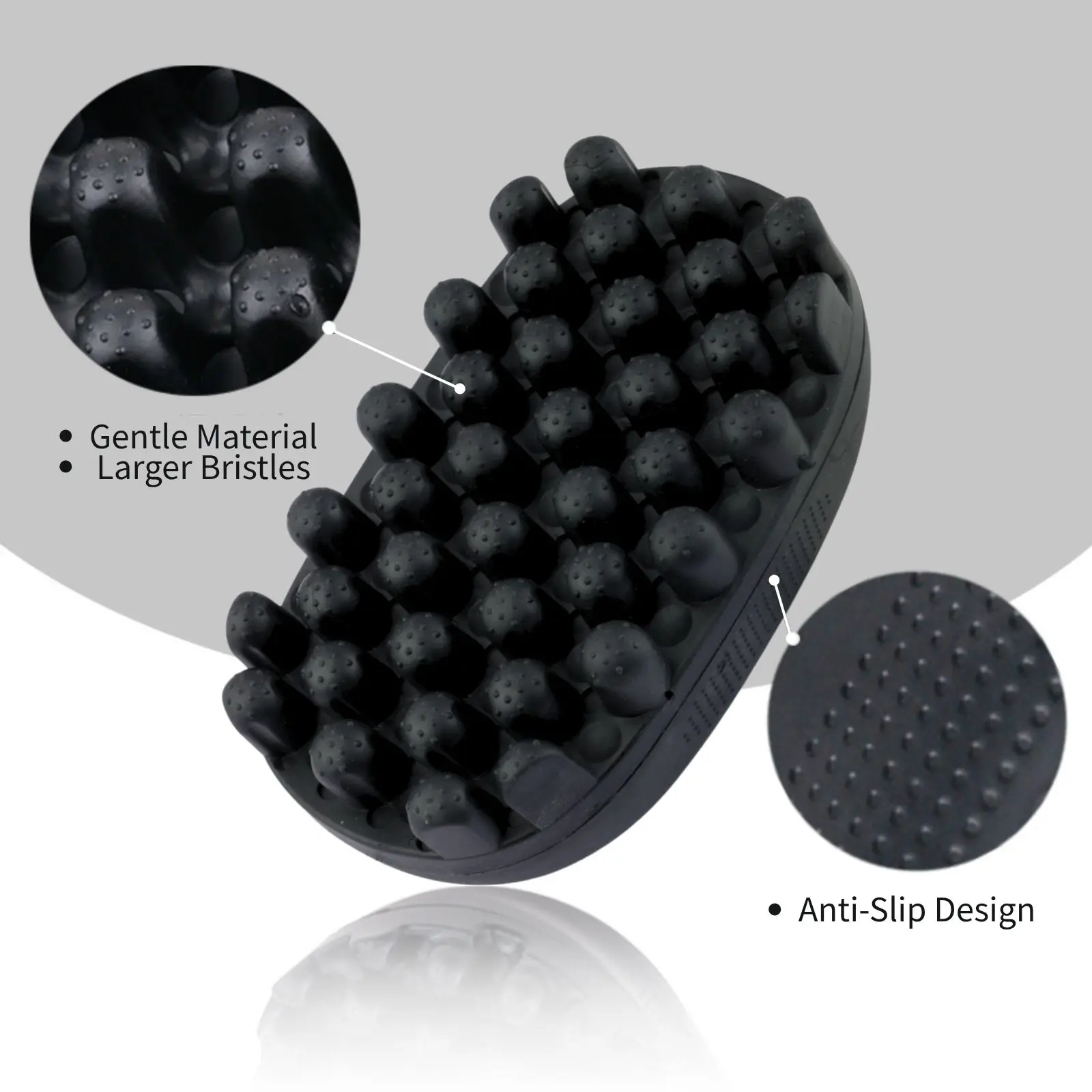 Twist Sponge Coil - ใหม่ แปรงม้วนผมยางกันลื่น ถุงมือฟองน้ำ แปรงจัดแต่งทรงผมลอนธรรมชาติ หวีจัดแต่งทรงผมแบบบิดเกลียว อุปกรณ์ทำผมลอนสำหรับร้านเสริมสวย