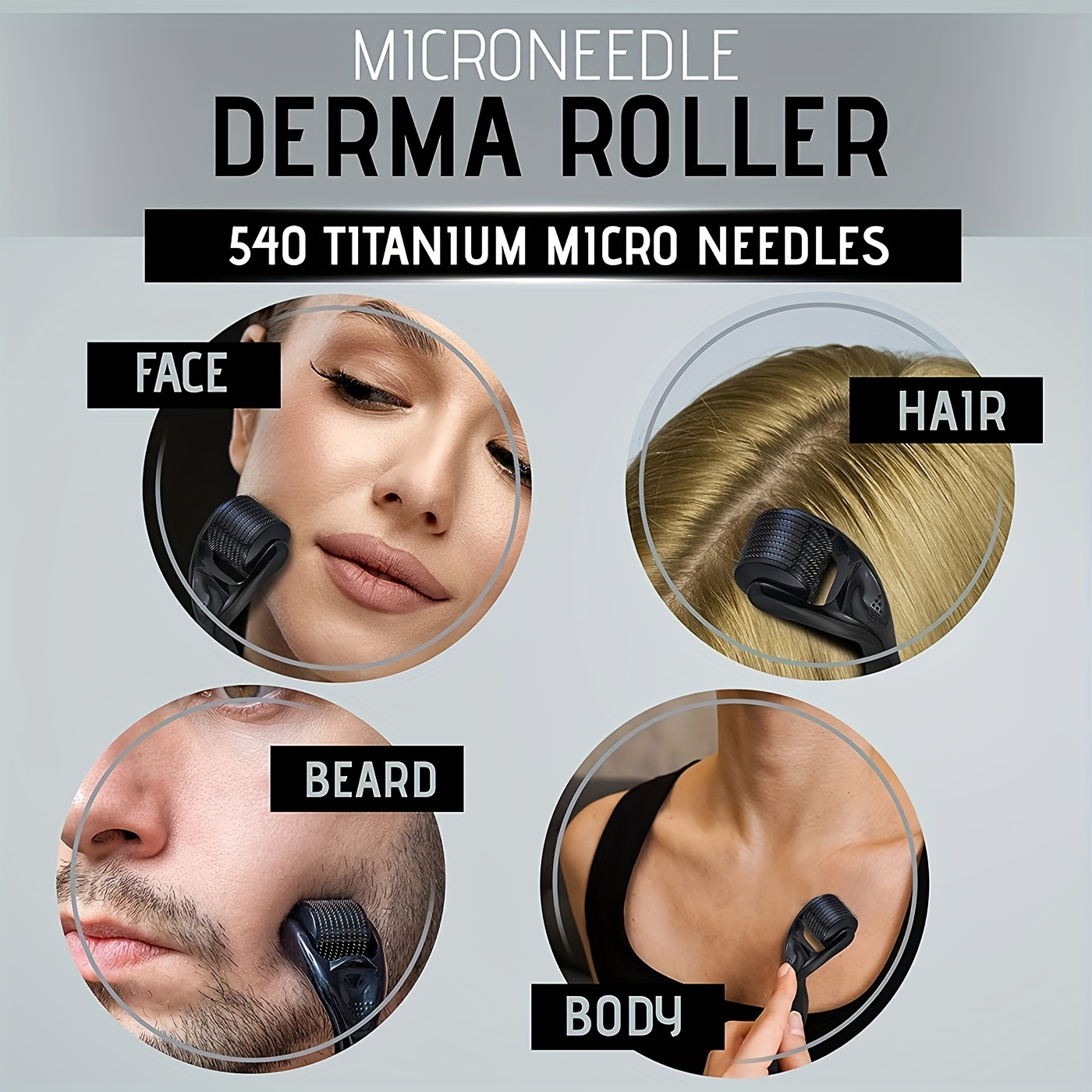 Men Beard Growth Roller Kit Me - Hair Care For Hair Growth บทวิจารณ์และราคา