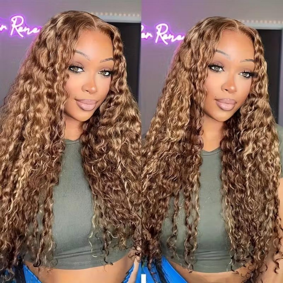วิกผมไฮไลท์ออมเบร 427 สีน้ำผึ้ - Lace Front Wig บทวิจารณ์และราคา