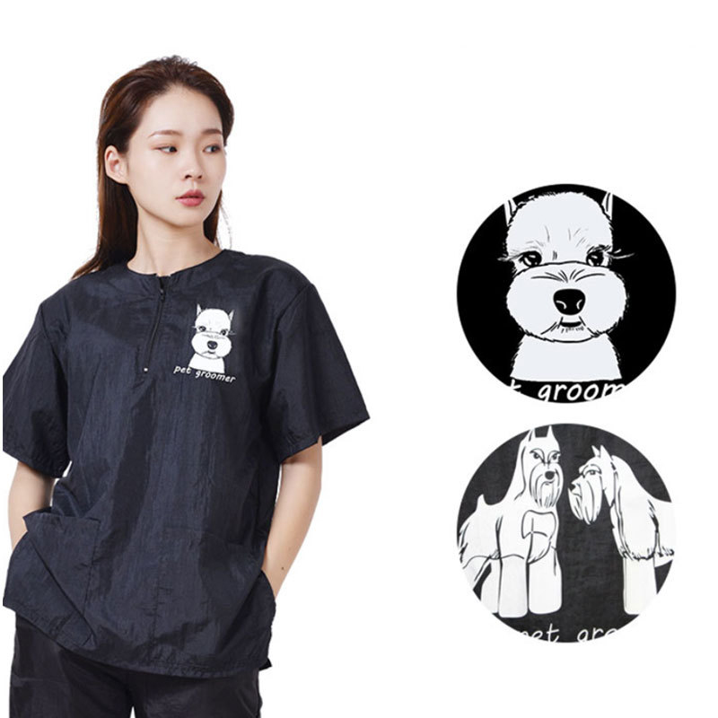 S-3XL Pet Groomer Jacket Pet S - Hair Care Hospital บทวิจารณ์และราคา