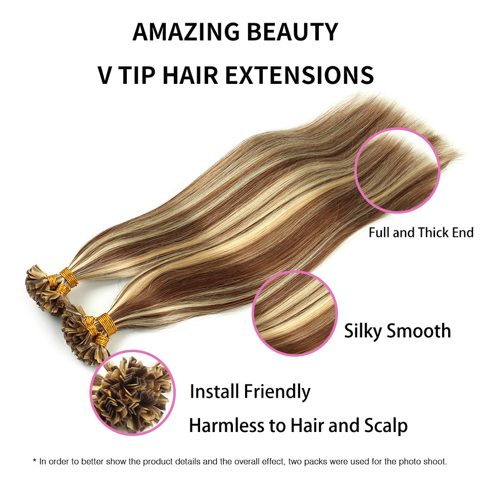 20 นิ้ว Keratin V Tip ต่อผม 10 - Hair Care Keratin บทวิจารณ์และราคา