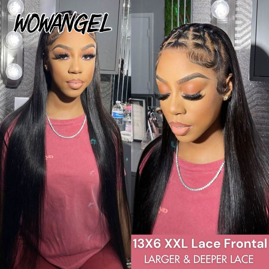 วิกผมตรง WOWANGEL แบบผูกเชือกด - Lace Front Wig บทวิจารณ์และราคา