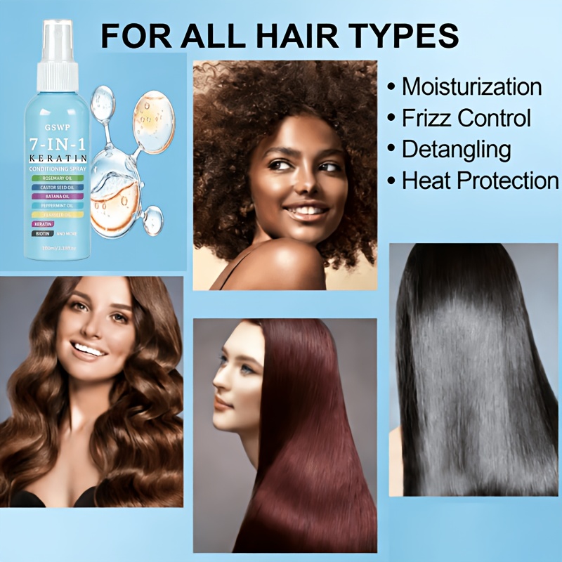 สเปรย์ดูแลเส้นผม GSWP 7-in-1 ส - Hair Care Formulation บทวิจารณ์และราคา