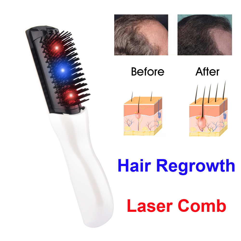 หวีเลเซอร์ไฟฟ้ากระตุ้นการงอกขอ - Hair Care For Hair Growth บทวิจารณ์และราคา
