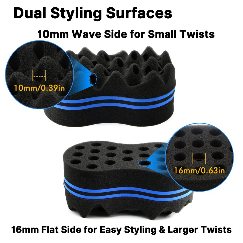 แปรงหวีผมทรงวงรีสองด้านแบบมหัศ - Twist Sponge Coil บทวิจารณ์และราคา